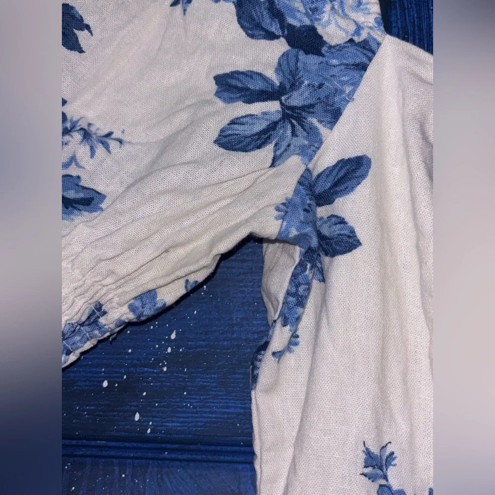 Miami Blue Floral Long Sleeve Dress - Picture 3 of 5